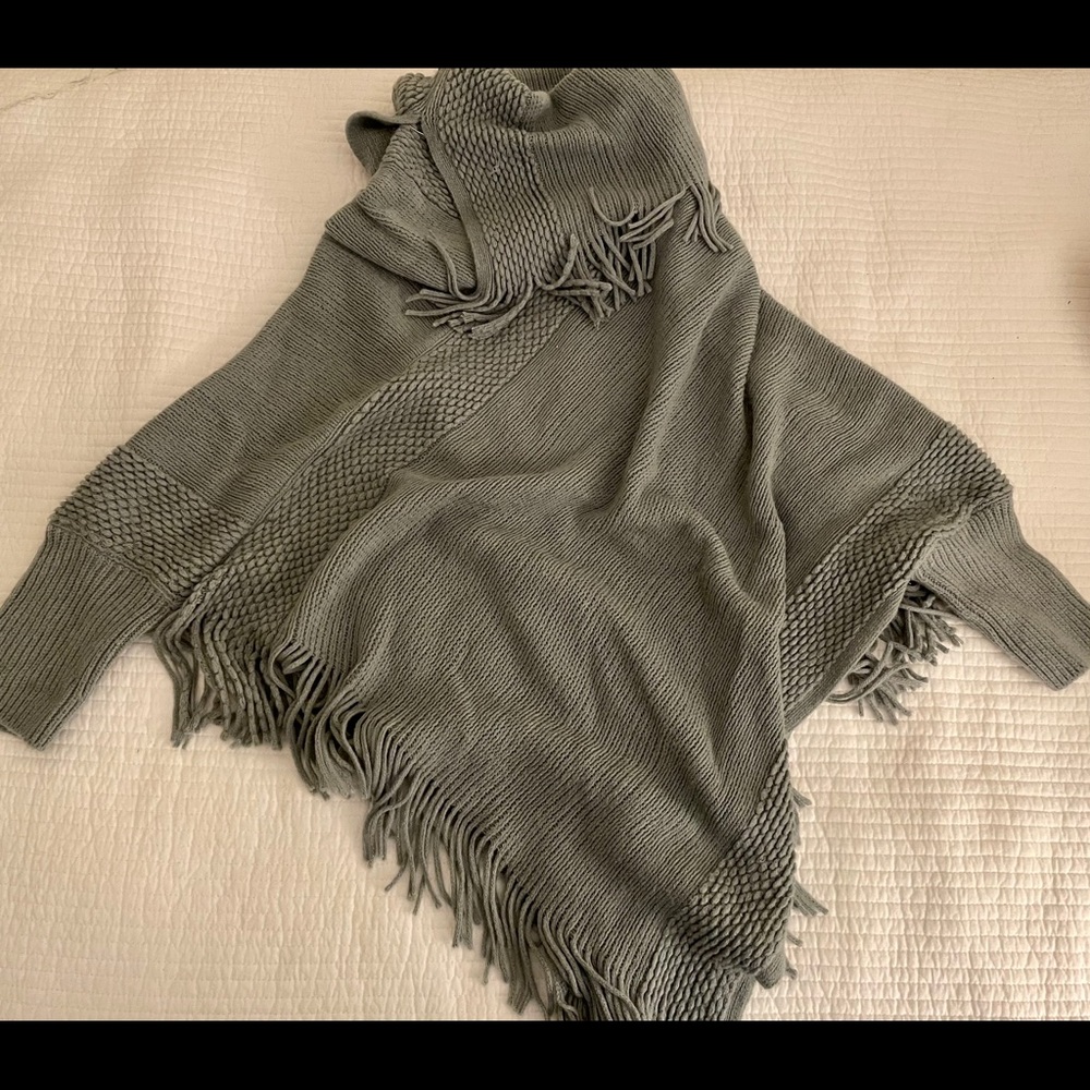 Grey Poncho